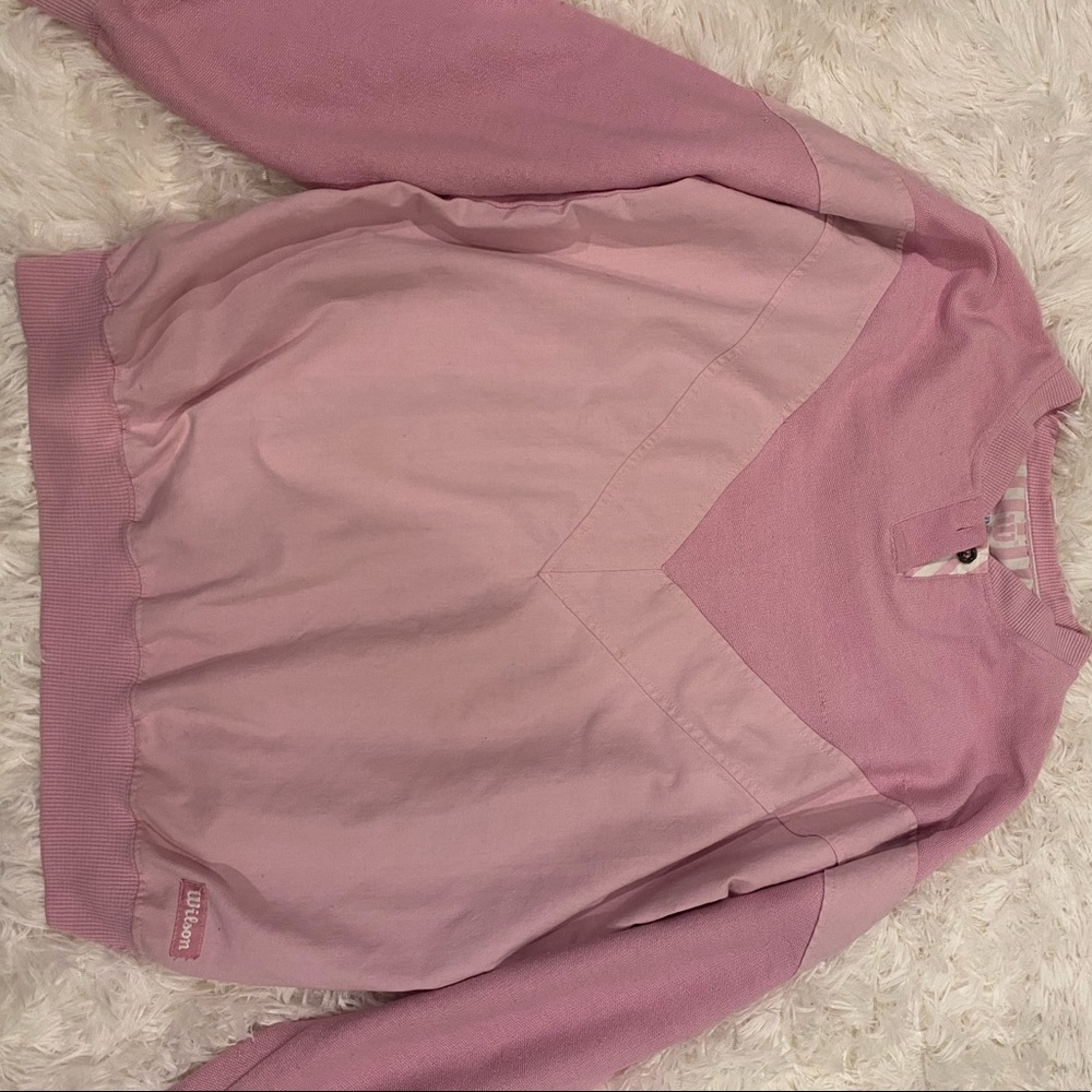 Vintage pink Wilson pullover shirt